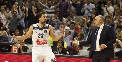 Llull celebra un triple ante el Darussafaka el viernes