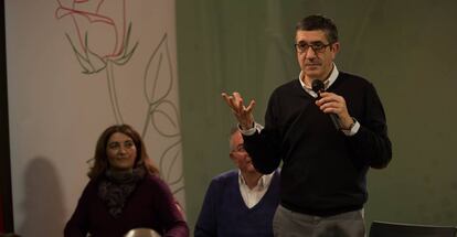 Patxi López, esta tarde en Granada.