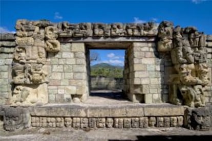 Pórtico en Copán.