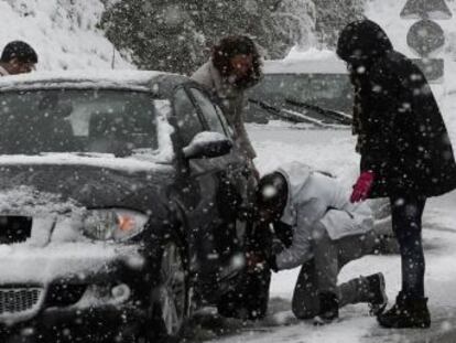 Llega un temporal invernal en mitad del otoño, con hasta 10 grados por debajo de lo normal, lluvias abundantes y mucha nieve, con espesores de hasta medio metro y una cota a 400 metros