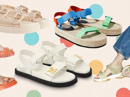 Cómodas y prácticas: las sandalias de velcro se resisten a marcharse