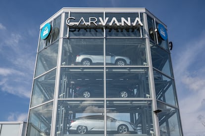 Un concesionario de Carvana en Austin, Texas.