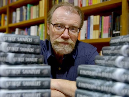 El escritor George Saunders, en una librería de Florida en febrero de 2017.