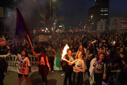 La capital colombiana fue escenario este miércoles de tres marchas con diferentes trayectos.