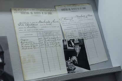 El expediente de los hermanos Machado, antiguos alumnos del IES San Isidro.