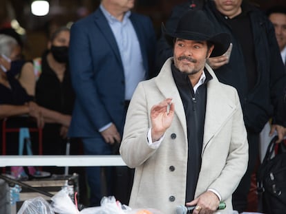 El actor y cantante mexicano Pablo Montero durante un evento el 6 de enero de 2023 en la Ciudad de México.