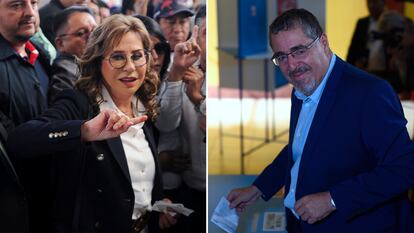 Sandra Torres y Bernardo Arévalo