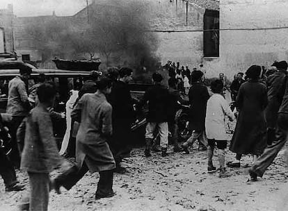 Disturbios en Madrid en mayo de 1936.