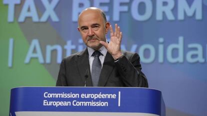 O comissário de Finanças, Pierre Moscovici.