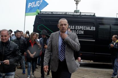 El ministro de Seguridad de la provincia de Buenos Aires, Sergio Berni, en la ciudad de Mar del Plata, el 30 de diciembre de 2019.