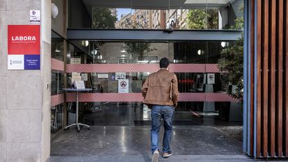 Una de las oficinas del paro en Valencia.