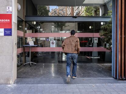 Una de las oficinas del paro en Valencia.