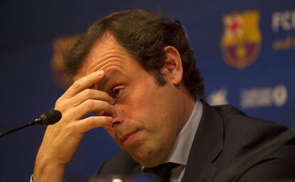 El expresidente del Barcelona Sandro Rosell.