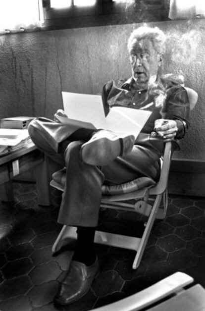 Joan Ferraté, en una imatge de 1992