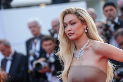 Gigi Hadid durante el 76º festival anual de cine de Cannes, el 21 de mayo de 2023.