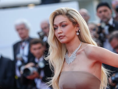 Gigi Hadid durante el 76º festival anual de cine de Cannes, el 21 de mayo de 2023.