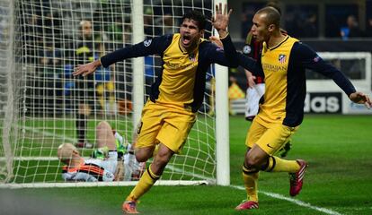 Diego Costa celebra el 0 a 1