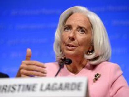 En la imagen, la directora gerente del Fondo Monetario Internacional (FMI), Christine Lagarde. EFE/Archivo