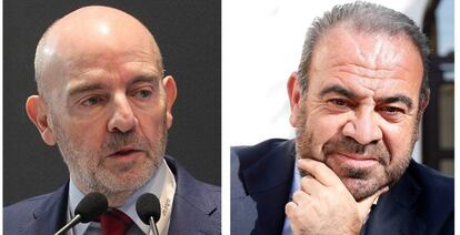 Ramón Aragonés y Gabriel Escarrer, consejeros delegados de NH y Meliá, respectivamente