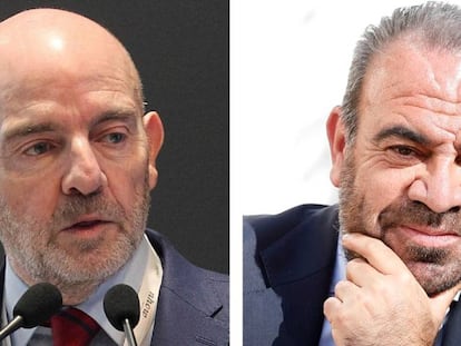 Ramón Aragonés y Gabriel Escarrer, consejeros delegados de NH y Meliá, respectivamente