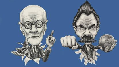 Freud y Nietzsche.