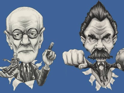 Freud y Nietzsche.