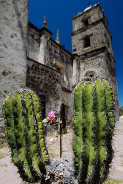 Misión de San Javier, fundada en 1699 cerca de la ciudad de Loreto, en Baja California