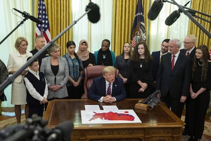 El presidente Donald Trump, durante un evento en la Casa Blanca.