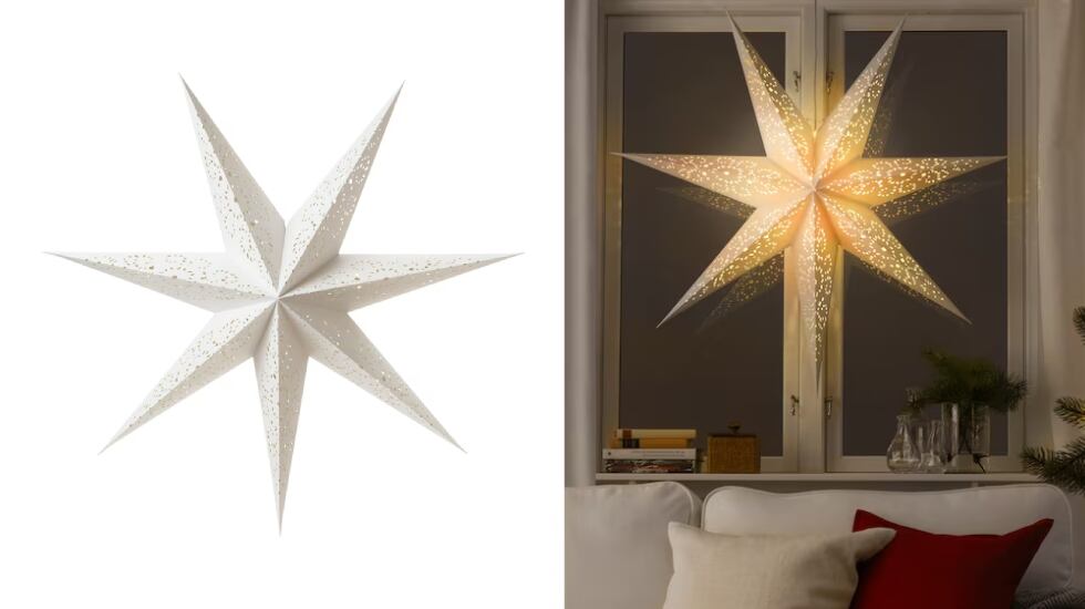 Las luces de Navidad de Ikea son perfectas para crear ambientes muy agradables. IKEA.