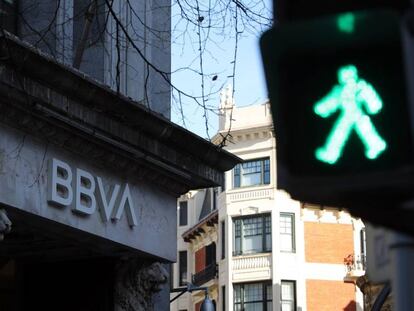 Una oficina de BBVA