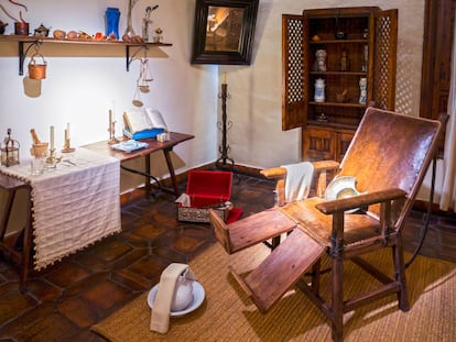 Una de las estancias del Museo Casa Natal de Cervantes, en Alcalá.