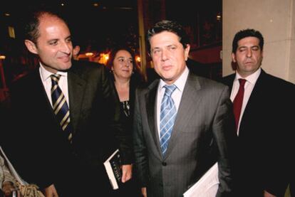 Francisco Camps y Federico Trillo, durante un acto celebrado en Valencia.