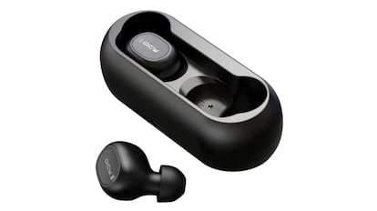 Auriculares inalámbricos negros con bluetooth de HOMSCAM