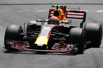 Max Verstappen, en un momento de la carrera.