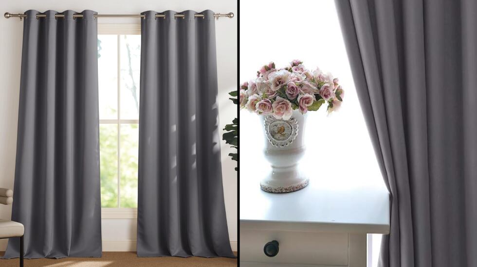 Cortinas térmicas para aliviar el calor en casa con diseño elegante.
