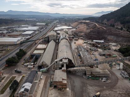 Instalaciones de la antigua mina de potasa de Iberpotash en Sallent, clausurada en 2020.

