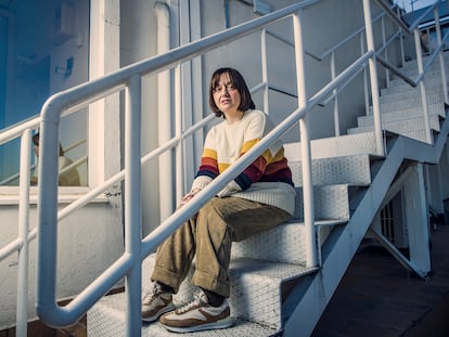 Mireia Juárez, en la terraza de la cadena SER.