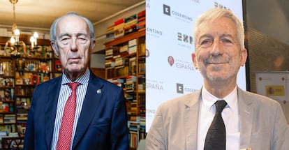 Luis Alberto de Cuenca (izquierda) y Luis Fernández-Galiano.