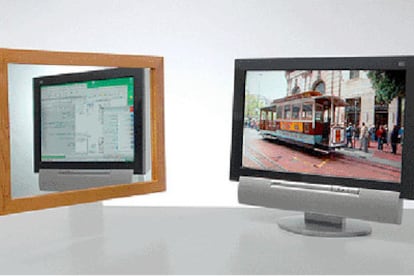 Sharp diseña una pantalla capaz de mostrar dos imágenes distintas simultáneamente