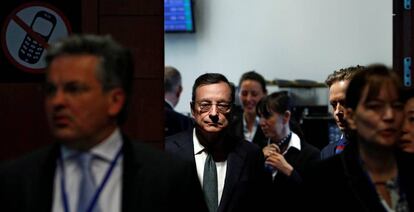 Mario Draghi, presidente del BCE.