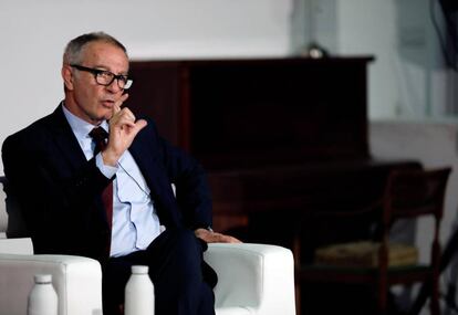 GRAFCVA8817. VALENCIA, 24/10/2019.- El Ministro de Cultura, José Guirao interviene durante un