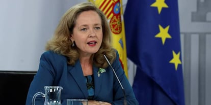 La vicepresidenta de Asuntos Económicos, Nadia Calviño.