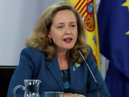 La vicepresidenta de Asuntos Económicos, Nadia Calviño.