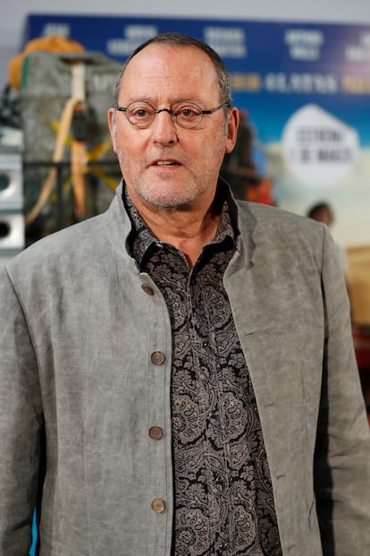 Jean Reno, durante el estreno de '4 latas', en Madrid, el año pasado.