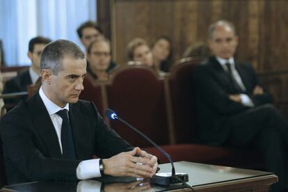 Ricardo Costa, durante su declaración en el juicio de los trajes.