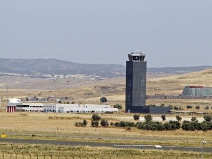 Vista del aeropuerto de Ciudad Real. 
