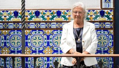 Maria Assumpció Vilà en la sede de su institución, en una imagen de archivo.