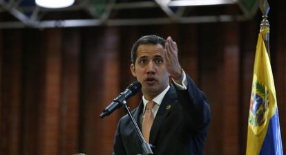 El líder opositor Juan Guaidó, el pasado 31 de octubre.