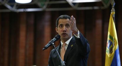 El líder opositor Juan Guaidó, el pasado 31 de octubre. 