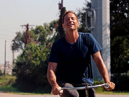 Simon Rex en un fotograma de la película ‘Red rocket’ del director Sean Baker.